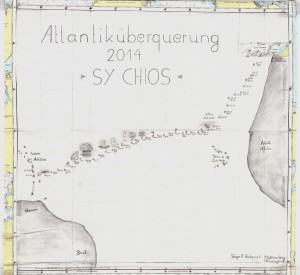 Seekarte_Atlantikueberquerung_2014