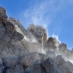 Wolkenspiel am Kraterrand